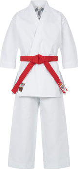 Hayashi Karate gi “Tenno Premium” white with white embroidery at Bytomic Trade and Wholesale