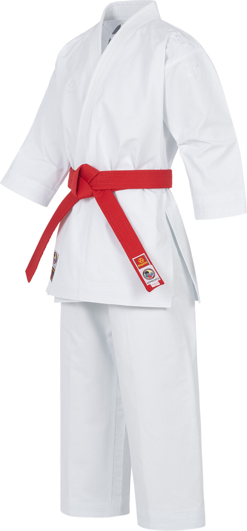 Hayashi Karate gi “Tenno Premium” white with white embroidery at Bytomic Trade and Wholesale
