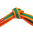 Hayashi Karate belt twotone bluepurple Orange - Green 220 cm at Bytomic Trade and Wholesale