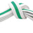 Hayashi Karate belt twotone bluepurple White - Green 220 cm at Bytomic Trade and Wholesale