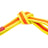 Hayashi Karate belt twotone bluepurple Yellow - Orange 220 cm at Bytomic Trade and Wholesale