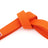 Hayashi Karate belt Orange 220 cm at Bytomic Trade and Wholesale