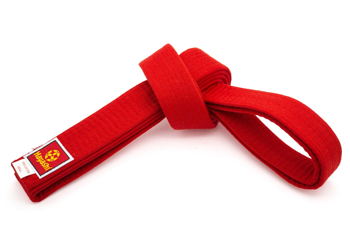 Hayashi Karate belt Red 220 cm at Bytomic Trade and Wholesale