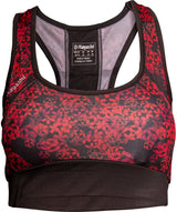 Hayashi Sports Bra „Flowers“blackred Black - Red S at Bytomic Trade and Wholesale