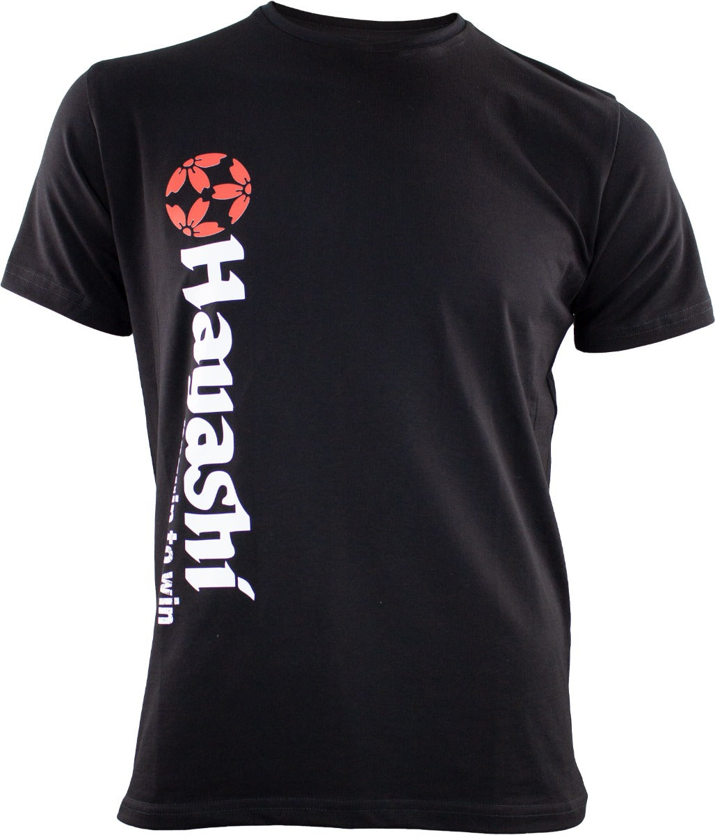 Hayashi TShirt “Equip to win” Vertical Perfection Black XS at Bytomic Trade and Wholesale
