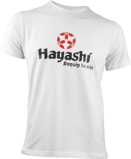 Hayashi Tshirt “Equip to win” Scales White XXL at Bytomic Trade and Wholesale