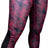 Hayashi Leggings tights “Flowers” blackred Black - Red M at Bytomic Trade and Wholesale