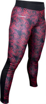Hayashi Leggings tights “Flowers” blackred Black - Red M at Bytomic Trade and Wholesale