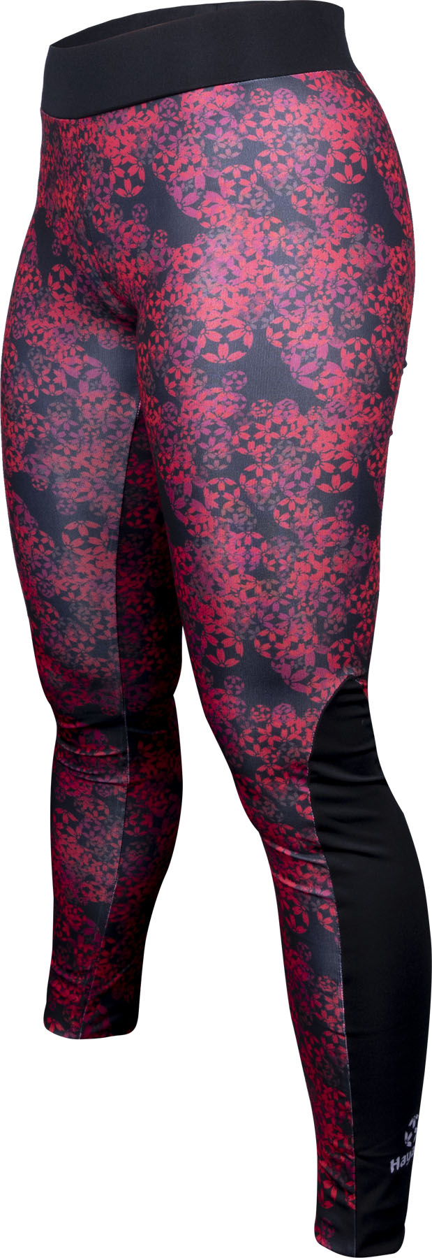 Hayashi Leggings tights “Flowers” blackred at Bytomic Trade and Wholesale