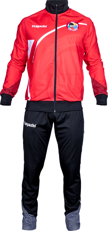 Hayashi Tracksuit “Yorokobi” blackred = Black - Red 152 cm 152 at Bytomic Trade and Wholesale