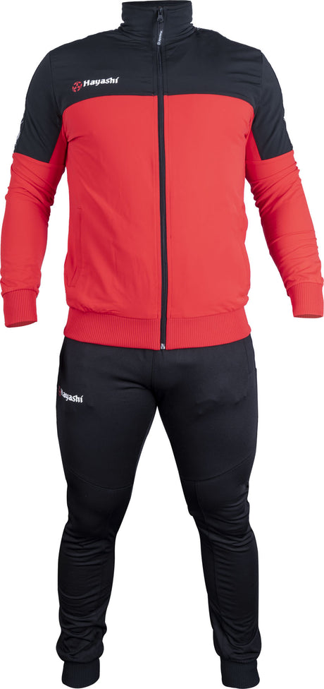 Hayashi Tracksuit “Bounce” Black/Red Black - Red 140 cm 140 at Bytomic Trade and Wholesale