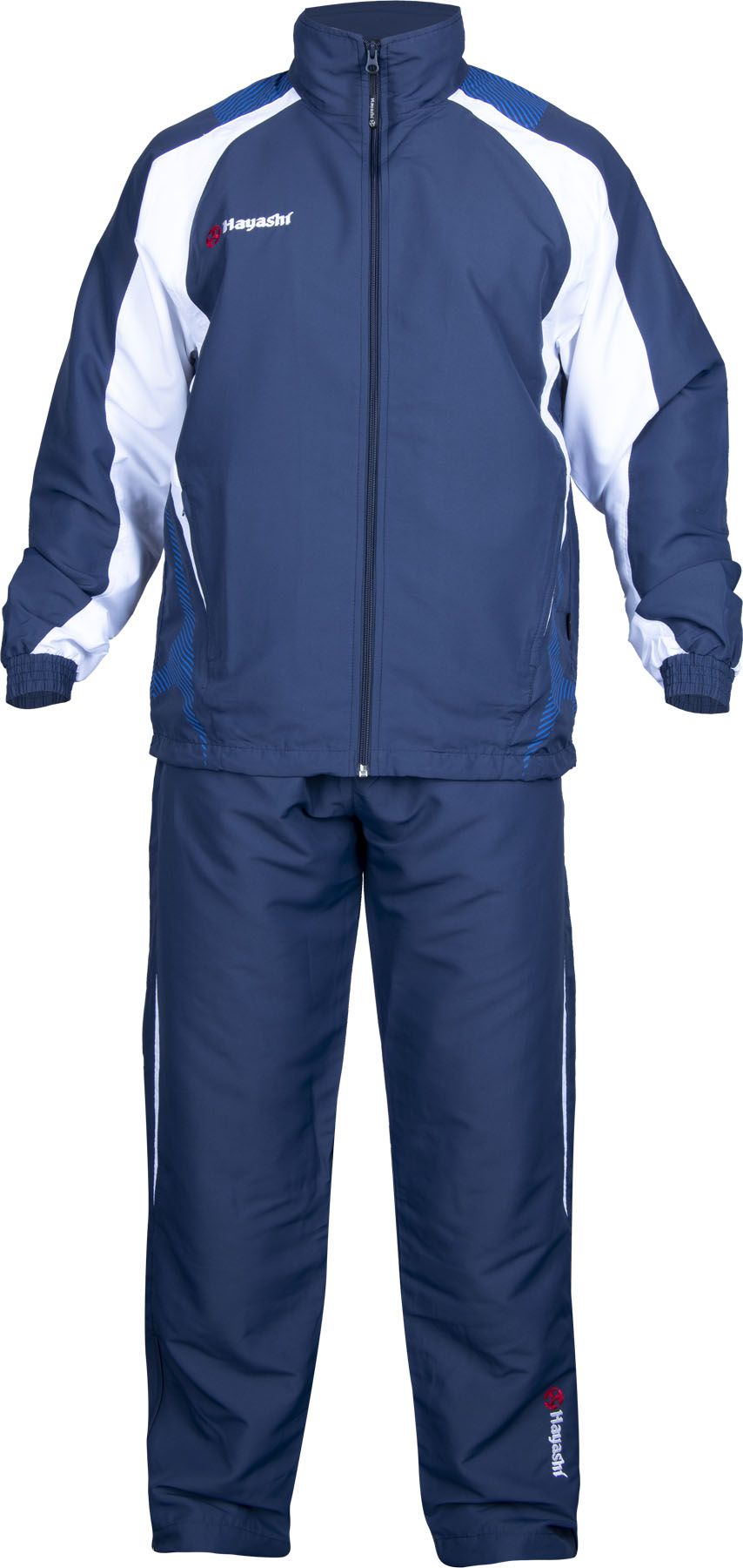 Hayashi Tracksuit = bluewhite Blue - White 128 cm 128 at Bytomic Trade and Wholesale