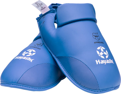Hayashi Kicks for Karate (WKF approved) foot protector foot gear Blue XL at Bytomic Trade and Wholesale