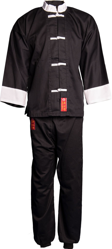 Hayashi KungFu Uniform with Sash Black 150 cm at Bytomic Trade and Wholesale