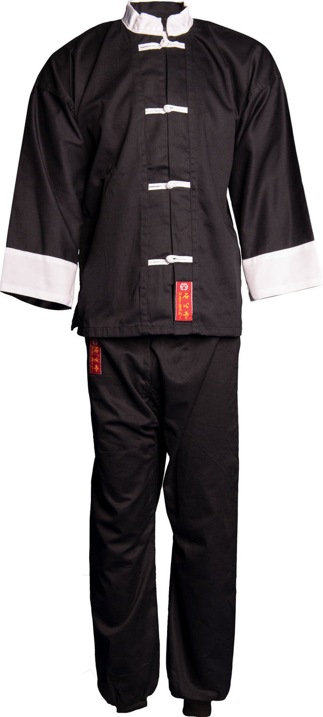 Hayashi KungFu Uniform with Sash Black 150 cm at Bytomic Trade and Wholesale