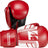 Manus Boxing gloves Manus “WAKO ProGrip” 10 oz white Red at Bytomic Trade and Wholesale