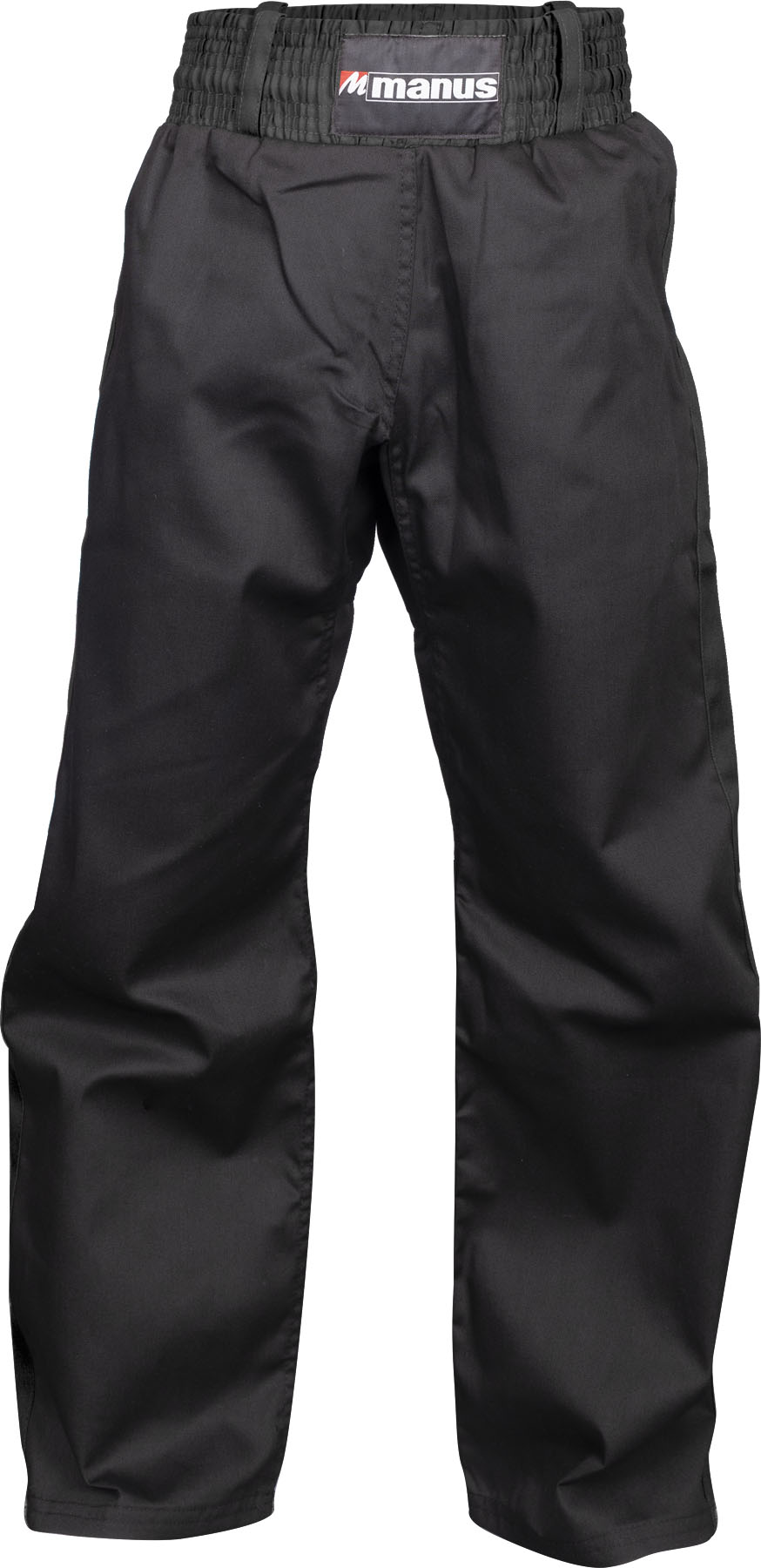 Manus Kickboxing pants with stripes = Black 160 cm S at Bytomic Trade and Wholesale