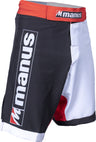 Manus MMA Shorts = blackwhite Black - White 160 cm S at Bytomic Trade and Wholesale