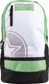 TOP TEN Backpack “Superior” whiteblue White - Green at Bytomic Trade and Wholesale