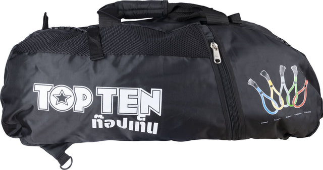 TOP TEN BackpackSportsbagDufflebag combination “Aisun” approx. 67 cm x 36 cm x 33 cm Black at Bytomic Trade and Wholesale