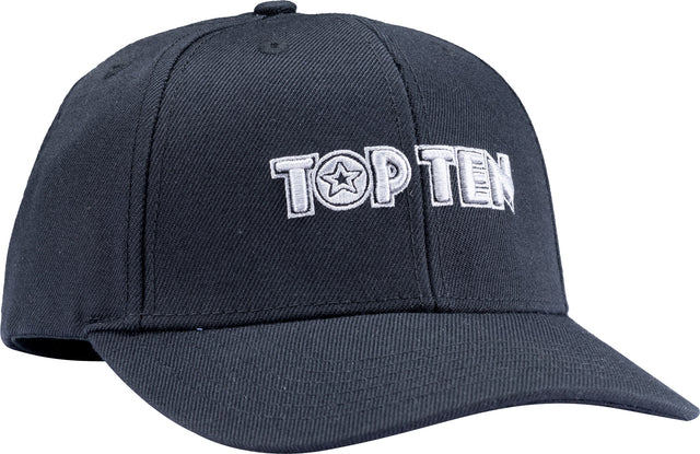 TOP TEN Baseball Cap “TOP TEN” Black at Bytomic Trade and Wholesale