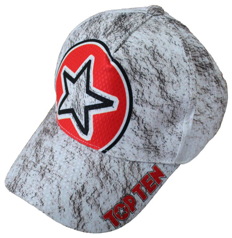 TOP TEN Baseball Cap “MMA Oktagon” whiteblack White - Black at Bytomic Trade and Wholesale