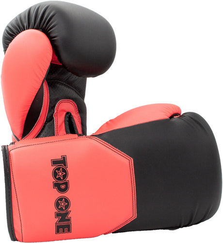 TOP TEN Boxing Gloves “TOP ONE” 12 oz redblack Red - Black at Bytomic Trade and Wholesale