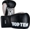 TOP TEN Boxing Gloves “Profi” 10 oz blackgold Black - Silver at Bytomic Trade and Wholesale