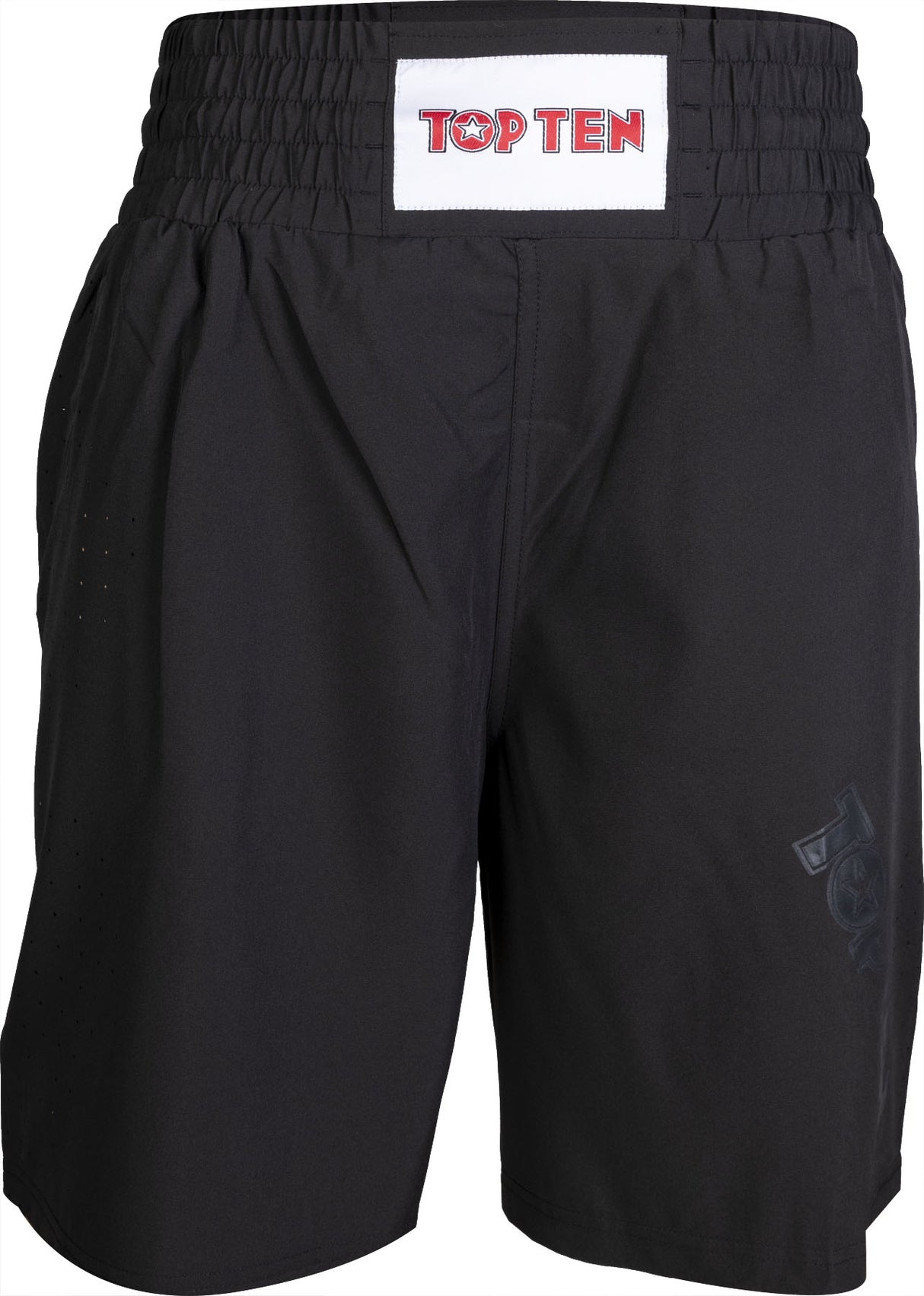 TOP TEN Shorts “Laser cut” for boxing blackblack Black - Black S at Bytomic Trade and Wholesale
