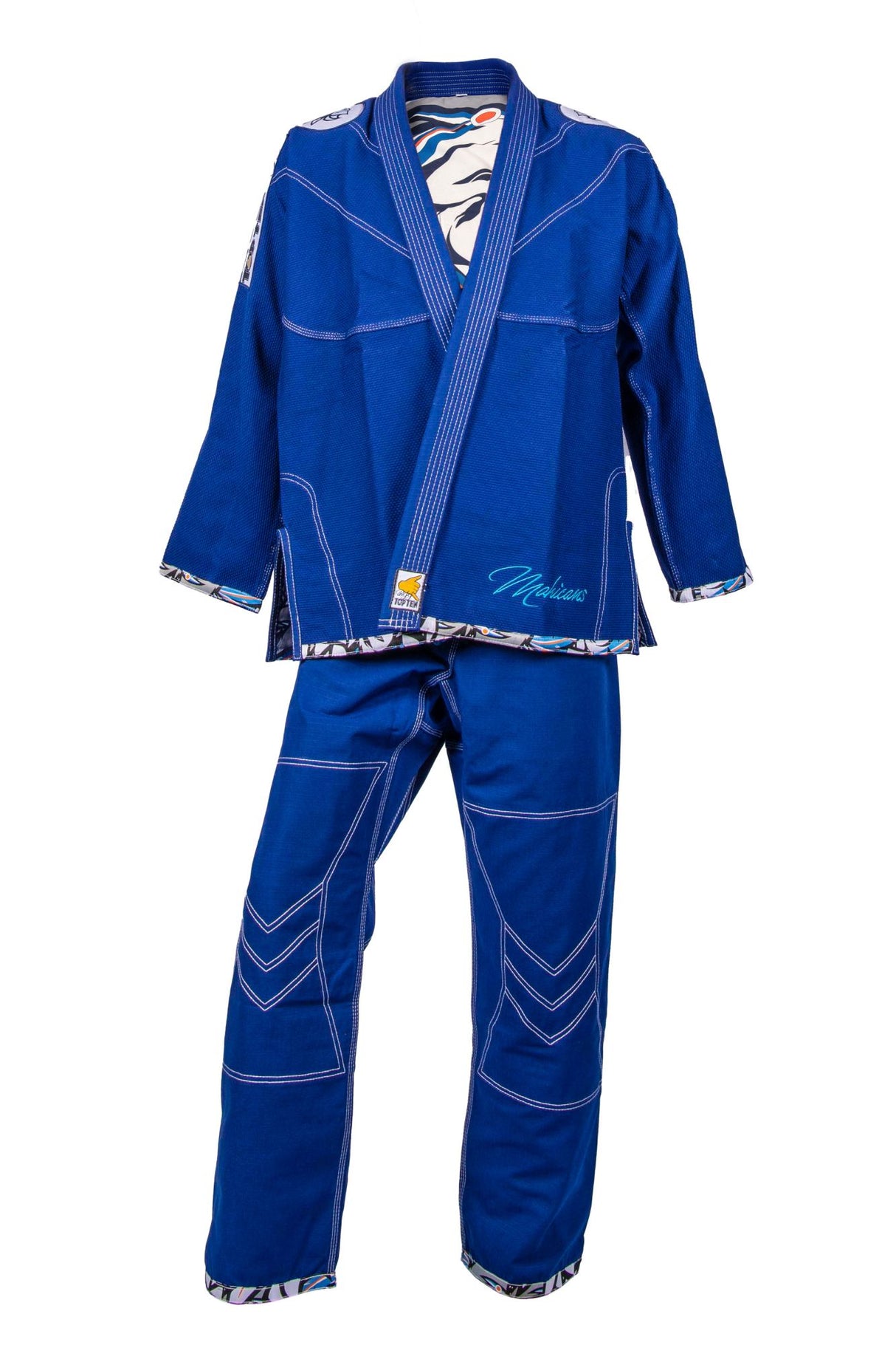 TOP TEN Brazilian Jiu Jitsu (BJJ) Gi “Mohicans” = schwarz Blue 150 cm A0 at Bytomic Trade and Wholesale