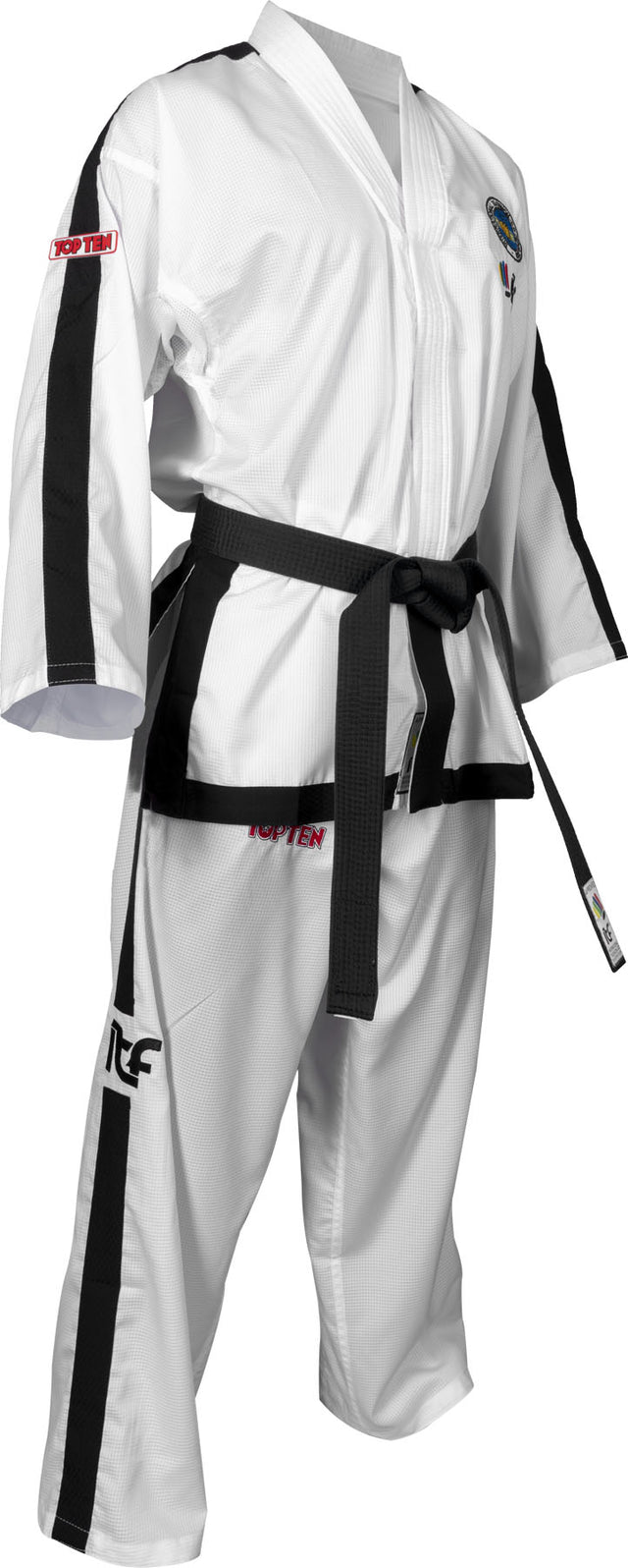 TOP TEN Master Instructor Dobok “Air Deluxe” White 160 cm at Bytomic Trade and Wholesale