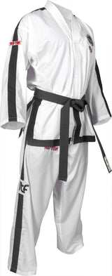 TOP TEN TaekwonDo Instructor Dobok “Diamond” (4th 6th Dan) (ITF approved) White 160 cm at Bytomic Trade and Wholesale