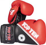 TOP TEN Boxing gloves “4select” Leather 16 oz Red - Black at Bytomic Trade and Wholesale