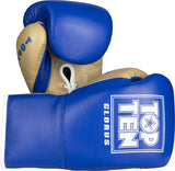 TOP TEN Boxhandschuhe “GLORUS” bluegold 10 oz Blue - Gold at Bytomic Trade and Wholesale