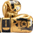 TOP TEN Boxing gloves “Power Ink Golden Star” 12 oz goldblack Gold - Black at Bytomic Trade and Wholesale