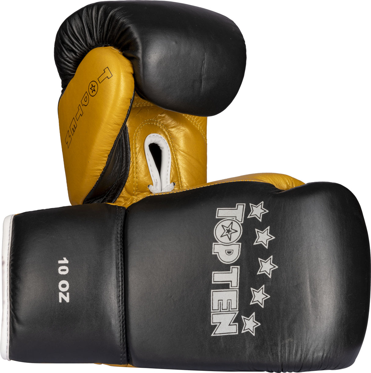 TOP TEN Boxing Gloves “Profi” 10 oz blackgold Black - Gold at Bytomic Trade and Wholesale