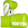 TOP TEN Boxing Gloves “Profi” 10 oz blackgold White - Green at Bytomic Trade and Wholesale