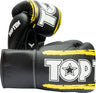 TOP TEN Boxing gloves “RoundUP” 16 oz blackyellow Black - Yellow at Bytomic Trade and Wholesale