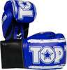 TOP TEN Boxing gloves “RoundUP” 16 oz blackyellow Blue - White at Bytomic Trade and Wholesale