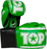 TOP TEN Boxing gloves “RoundUP” 16 oz blackyellow Green - White at Bytomic Trade and Wholesale