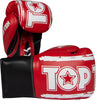 TOP TEN Boxing gloves “RoundUP” 16 oz blackyellow Red - White at Bytomic Trade and Wholesale
