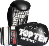 TOP TEN Boxing gloves “Superfight 3000” 18 oz Black at Bytomic Trade and Wholesale