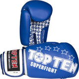 TOP TEN Boxing gloves “Superfight 3000” 18 oz Blue at Bytomic Trade and Wholesale