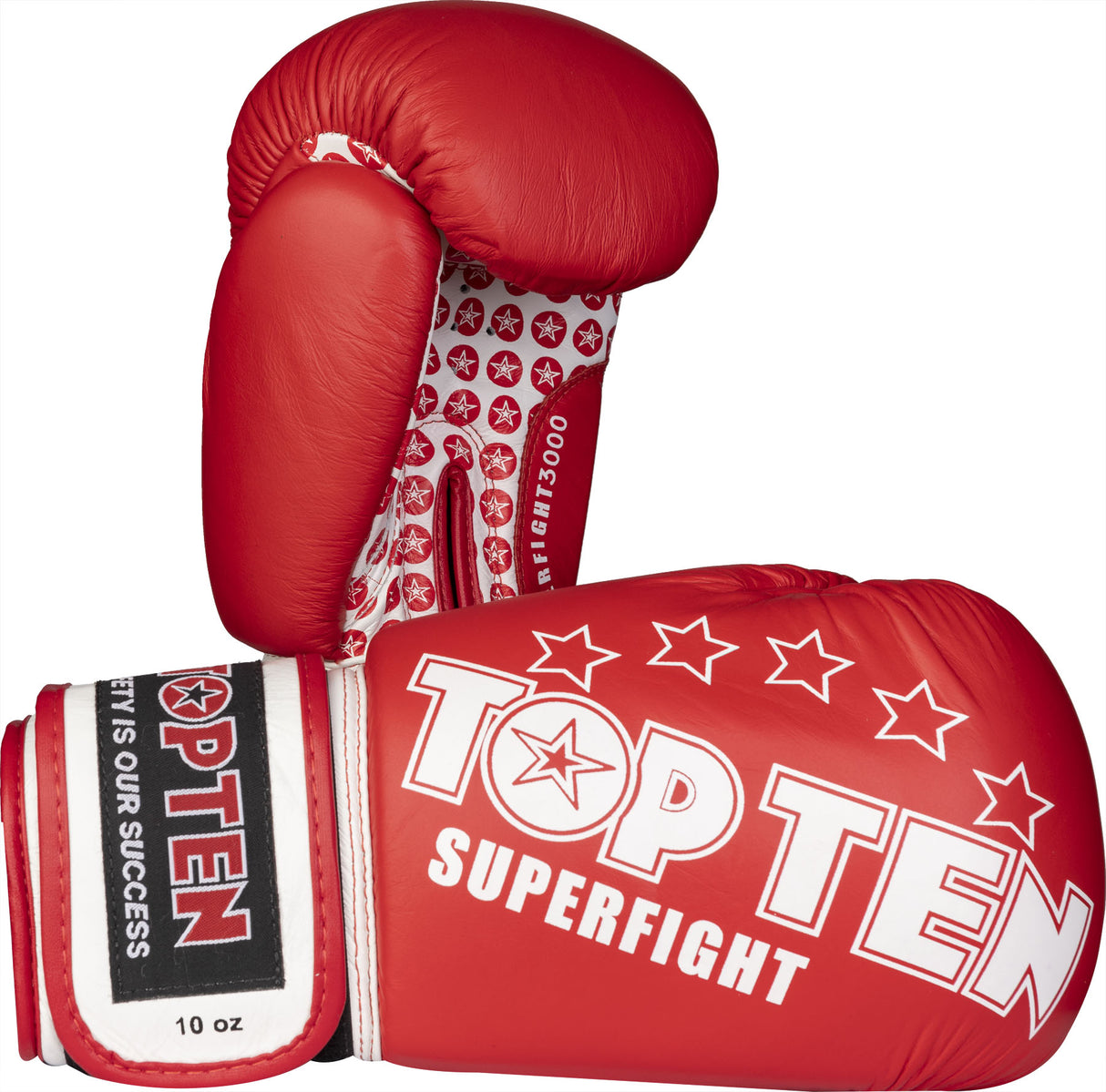 TOP TEN Boxing gloves “Superfight 3000” 18 oz Red at Bytomic Trade and Wholesale