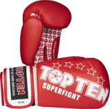 TOP TEN Boxing gloves “Superfight 3000” 18 oz Red at Bytomic Trade and Wholesale