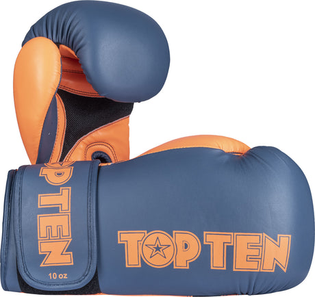 TOP TEN Boxing Gloves “XLP” 14 oz blackgreen Gray - Orange at Bytomic Trade and Wholesale