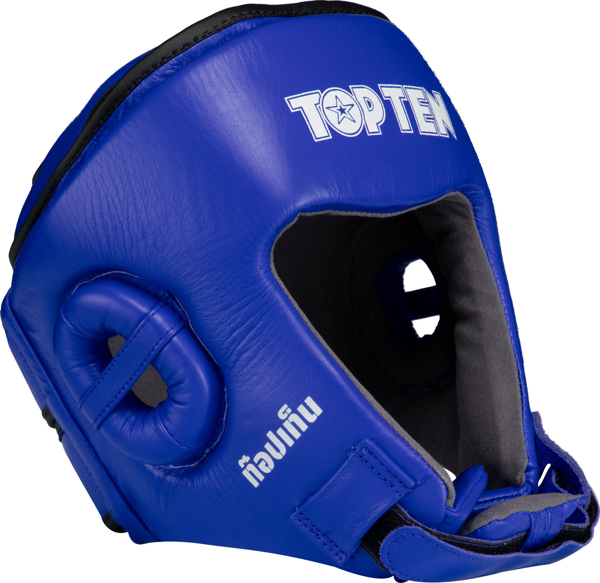 TOP TEN Headguard “Jarot Muay” Blue L at Bytomic Trade and Wholesale