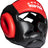 TOP TEN Head Guard for sparring with chin and cheekbone protection blackred Black - Red S-M at Bytomic Trade and Wholesale