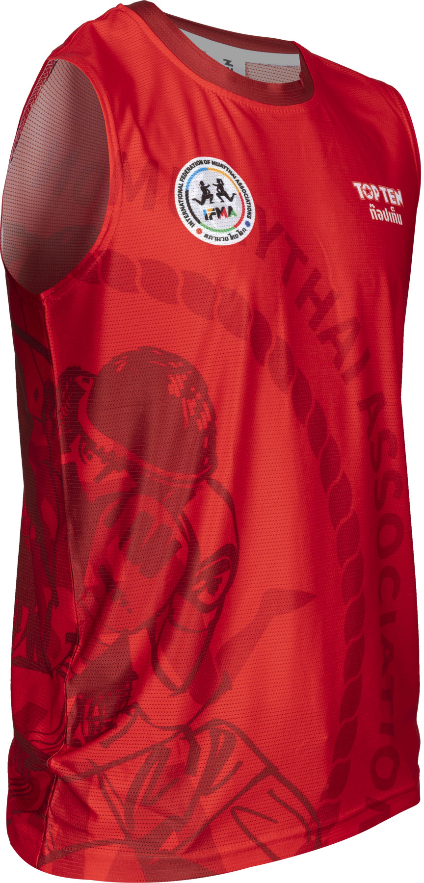 TOP TEN Competition Shirt “Salamaa” Red XS at Bytomic Trade and Wholesale