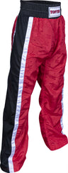 TOP TEN Kickboxing pants “Mesh” for Kids XXS = blackblack Red - Black 130 cm 130 at Bytomic Trade and Wholesale